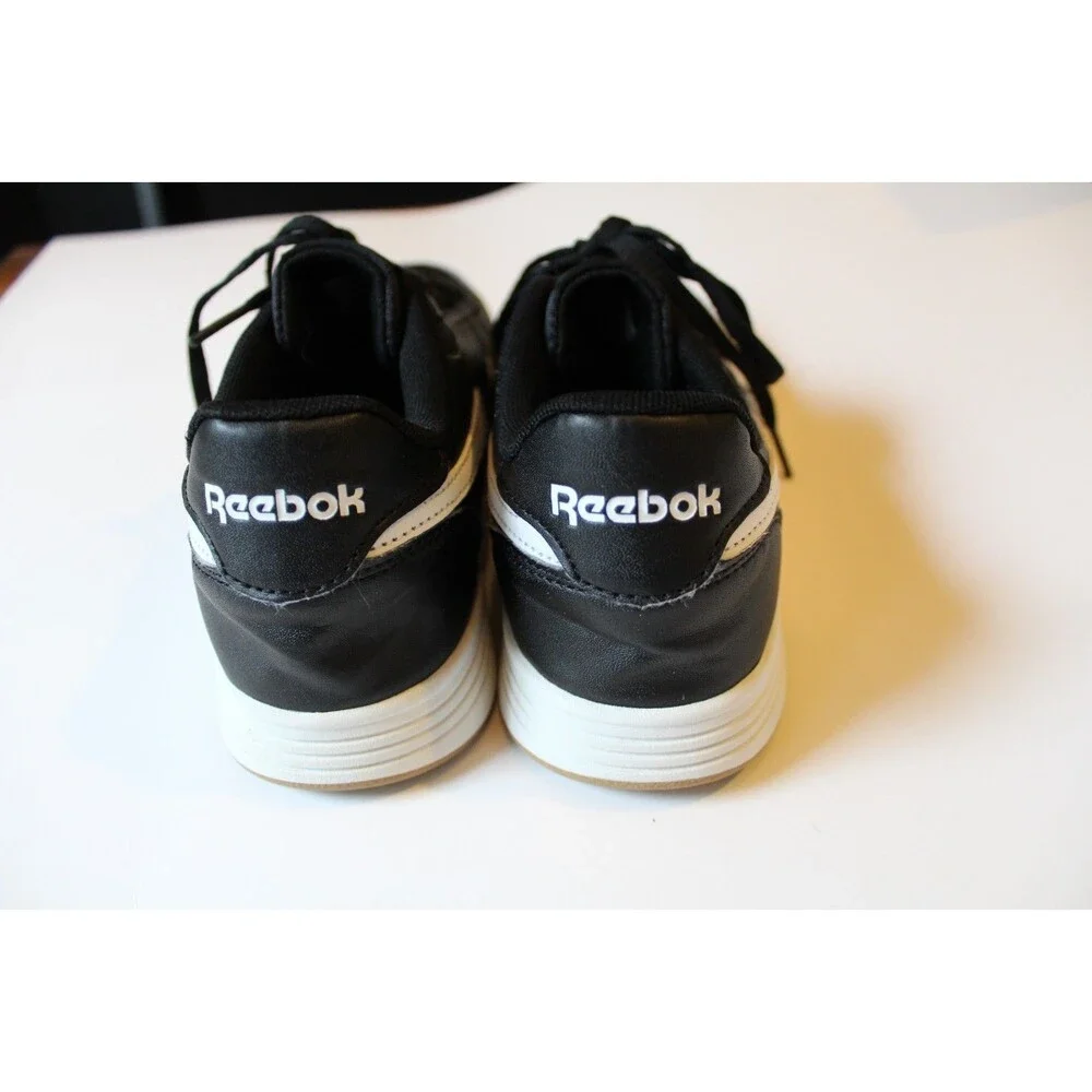 Reebok Court Advance Sneakers Black and White Mens Size 5 Womens 6.5